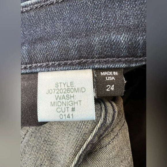 VERONICA BEARD Womens Jeans Carly “11 Kick Flare In Midnight Stretch Size 24 - Picture 12 of 14